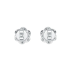 Sterling Silver Semi Mount Earrings Setting Round RD 5X5mm Syzjewelry