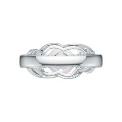 Sterling Silver Semi Mount Ring Setting Round RD 8.5mm DHJ