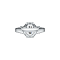 Sterling Silver Semi Mount Ring Setting Oval OV 12X10mm - Syzjewelry