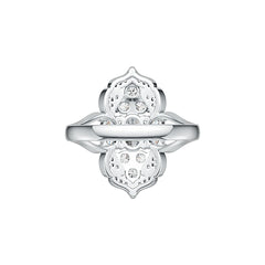 Sterling Silver Semi Mount Ring Setting Oval OV 7X5mm DHJ