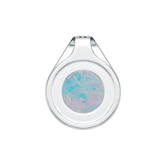 Sterling Silver Semi Mount Pendant Setting Round RD 10x10mm DHJ