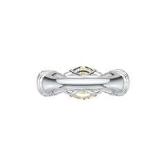 Sterling Silver Semi Mount Ring Setting Round RD 10x10mm Seahorse Ring DHJ