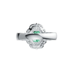 Sterling Silver Semi Mount Ring Setting Cushion CU 8X6mm DHJ