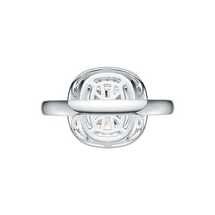 Sterling Silver Semi Mount Ring Setting Cushion CU 8X8mm Syzjewelry
