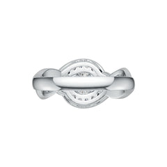 Sterling Silver Semi Mount Ring Setting Round RD 5X5mm Twist Syzjewelry