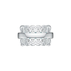 Sterling Silver Semi Mount Ring Setting Oval OV 6X4mm DHJ