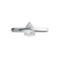 Sterling Silver Semi Mount Ring Setting Pear PE 10X8mm Solitaire DHJ