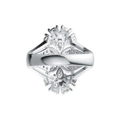 Sterling Silver Semi Mount Ring Setting Marquise MQ 6X3mm PE 5X3mm PE 4X3mm DHJ