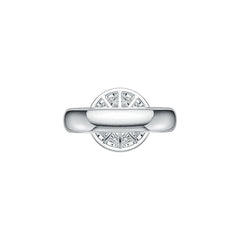 Sterling Silver Semi Mount Ring Setting Round RD 2x2mm DHJ