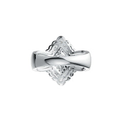 Sterling Silver Semi Mount Ring Setting Round RD 5x5mm with White Topaz - Syzjewelry