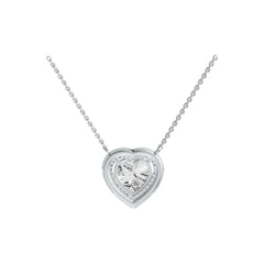 Sterling Silver Semi Mount Pendant Setting Heart HT 12X12mm DHJ