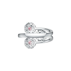 Sterling Silver Semi Mount Ring Setting Round RD 4x4mm DHJ