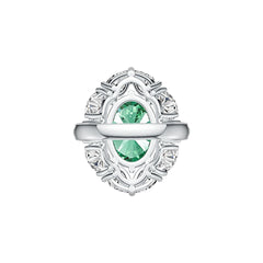 Sterling Silver Semi Mount Ring Setting Oval OV 14X10mm DHJ