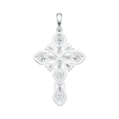 Sterling Silver Semi Mount Pendant Setting Marquise MQ 6X3mm PE 5X3mm HT 4X4mm DHJ