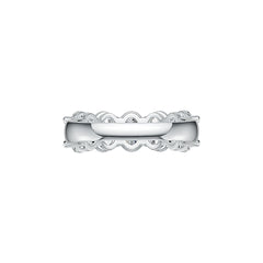 Sterling Silver Semi Mount Ring Setting Oval OV 7X5mm DHJ