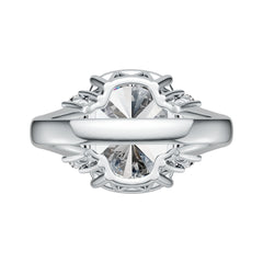 Sterling Silver Semi Mount Ring Setting CU 16X12mm White Topaz Syzjewelry