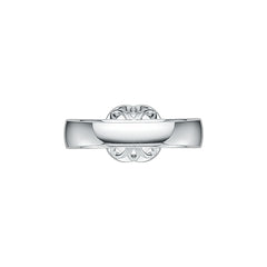 Sterling Silver Semi Mount Ring Setting Round RD 9X9MM DHJ