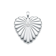Sterling Silver Semi Mount Pendant Setting Round RD 4X4mm HT 32X32mm Syzjewelry