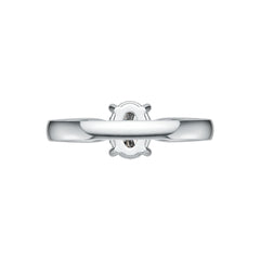 Sterling Silver Semi Mount Ring Setting Oval OV 8X6mm Solitaire DHJ