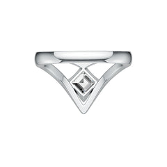 Sterling Silver Semi Mount Ring Setting Princess SQ 5x5mm Syzjewelry