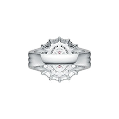 Sterling Silver Semi Mount Ring Setting Round RD 2.5mm DHJ
