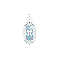 Sterling Silver Semi Mount Pendant Setting Oval OV 20X10mm Cabochon DHJ