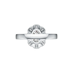 Sterling Silver Semi Mount Ring Setting Oval OV 10X8mm DHJ