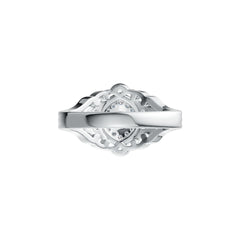 Sterling Silver Semi Mount Ring Setting Round RD 5x5mm DHJ
