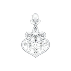 Sterling Silver Semi Mount Pendant Setting Oval OV 7X5mm PE 7X5mm DHJ