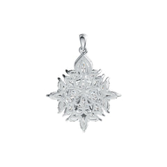 Sterling Silver Semi Mount Pendant Setting Trillion TR 6X6mm MQ 6X3mm DHJ