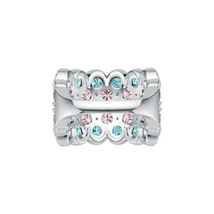 Sterling Silver Semi Mount Ring Setting Round RD 4x4mm DHJ