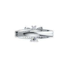 Sterling Silver Semi Mount Ring Setting Oval OV 7X5mm DHJ