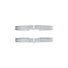 Sterling Silver Semi Mount Earrings Setting Round RD 1.5mm DHJ