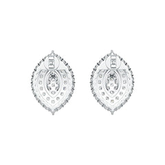 Sterling Silver Semi Mount Earrings Setting Round RD 2x2mm DHJ