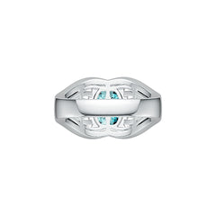 Sterling Silver Semi Mount Ring Setting Oval OV 11.6x9.5mm DHJ