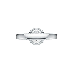 Sterling Silver Semi Mount Ring Setting Round RD 7X7mm Halo - Syzjewelry
