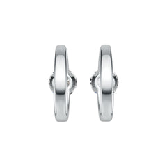 Sterling Silver Semi Mount Earrings Setting Round RD 7x7mm DHJ
