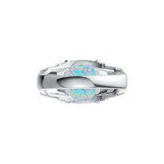 Sterling Silver Semi Mount Ring Setting Cushion CU 12X10mm Cabochon DHJ