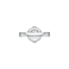 Sterling Silver Semi Mount Ring Setting Round RD 7x7mm Halo - Syzjewelry