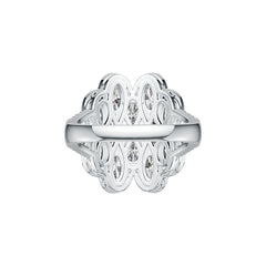 Sterling Silver Semi Mount Ring Setting Oval OV 6X4mm DHJ