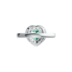 Sterling Silver Semi Mount Ring Setting Heart HT 8X8mm DHJ