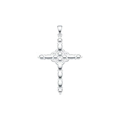 Sterling Silver Semi Mount Pendant Setting Oval OV 5x3mm Cross Pendant DHJ