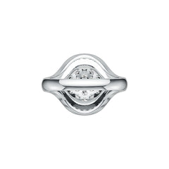 Sterling Silver Semi Mount Ring Setting Round RD 2.5mm DHJ
