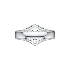 Sterling Silver Semi Mount Ring Setting Round RD 6x6mm DHJ