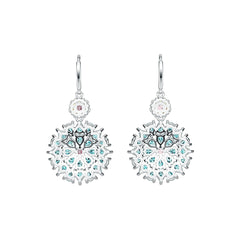 Sterling Silver Semi Mount Earrings Setting Pear PE 4X3mm DHJ