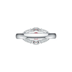 Sterling Silver Semi Mount Ring Setting Oval OV 11X4mm DHJ