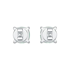 Sterling Silver Semi Mount Earrings Setting Cushion 6x6mm DHJ