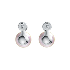Sterling Silver Semi Mount Earrings Setting Round RD 8x8mm DHJ