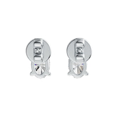 Sterling Silver Semi Mount Earrings Setting Oval OV 6x4mm Syzjewelry