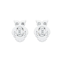 Sterling Silver Semi Mount Earrings Setting Oval OV 8X6mm DHJ
